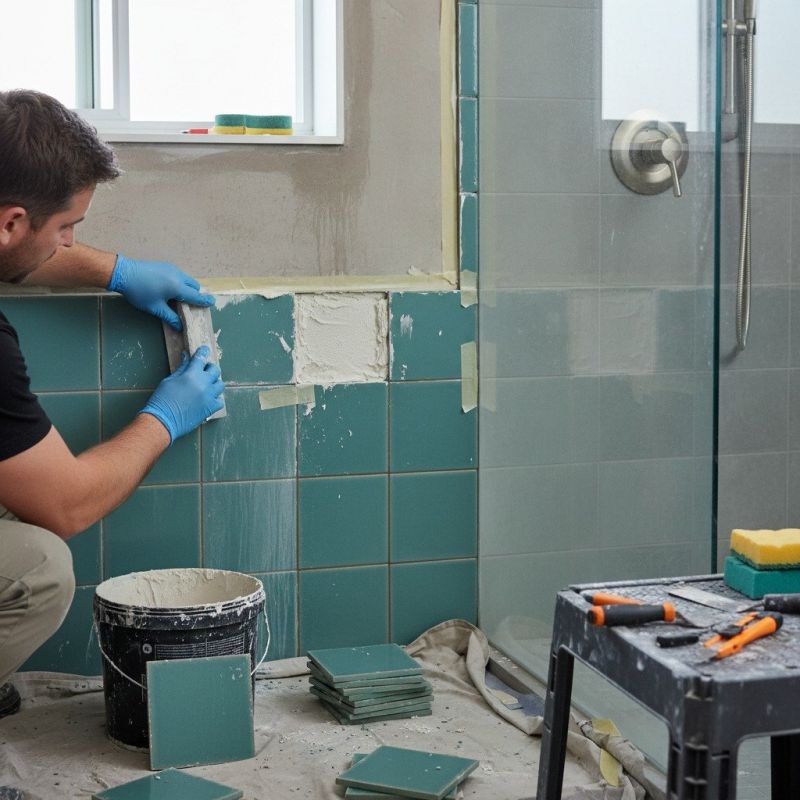 Local Shower Grout Repair pros at work